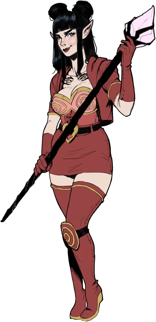 Hannah, elven mage